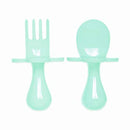 Grabease First Self Feeding Utensil Set - Mint