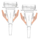 Maymom Widemouth Flange (spectra, avent, maymom 4-threads) Adapter To Use With Milk Bag, 2pc, 2nd Gen