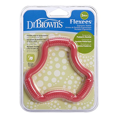 Dr. Brown's Flexees A Shaped Teether Pink