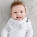 Cheeky Chompers Muslin Neckerbib Stars & Zebra