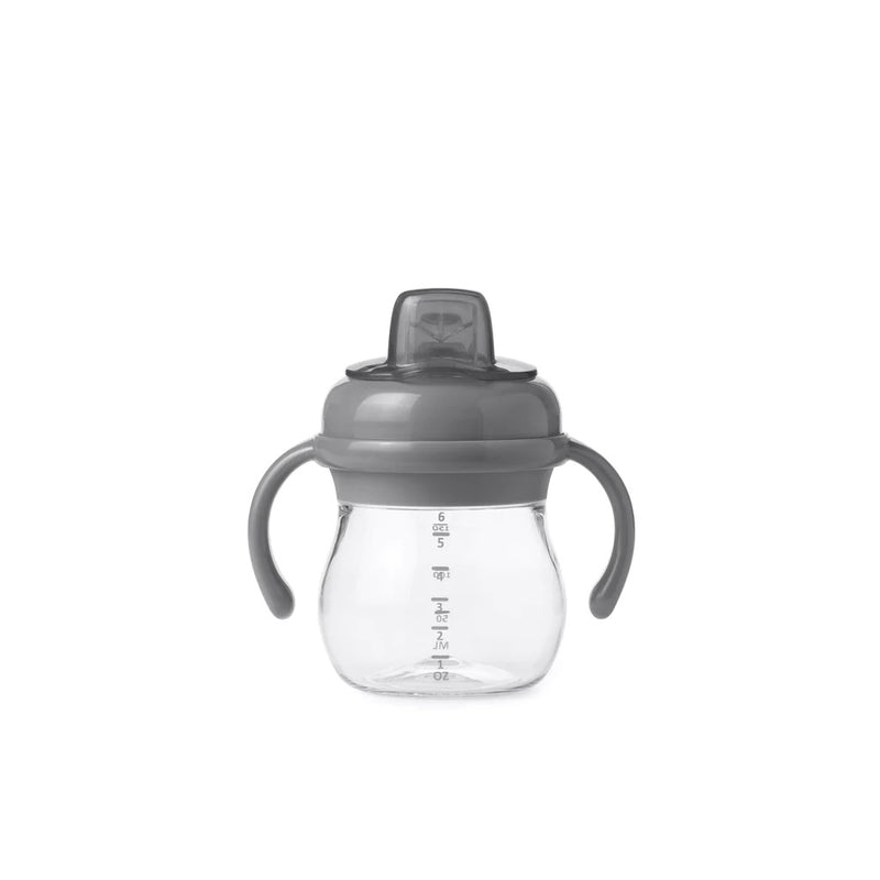 OXO Tot Grow Soft Spout Cup With Removable Handles 6oz/150ml 4m+ - Grey
