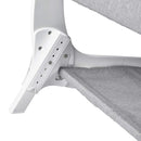Shnuggle Air Bedside Crib - Dove Grey (1 year local warranty on manufacturing defects)