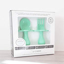 Grabease First Self Feeding Utensil Set - Mint