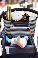 Skip Hop Stroller Organiser - Black & White Stripe