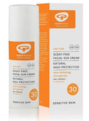 Green People Facial Sun Cream SPF30, 50 ml. Exp-12/25