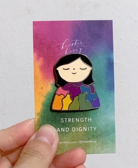 Kristen Kiong Strength and Dignity | Brooch