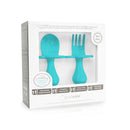 Grabease First Self Feeding Utensil Set - Teal