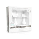 Grabease First Self Feeding Utensil Set - White
