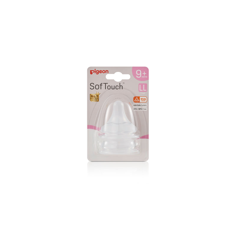 Pigeon Softouch 3 Nipple Blister Pack 2pcs (LL)
