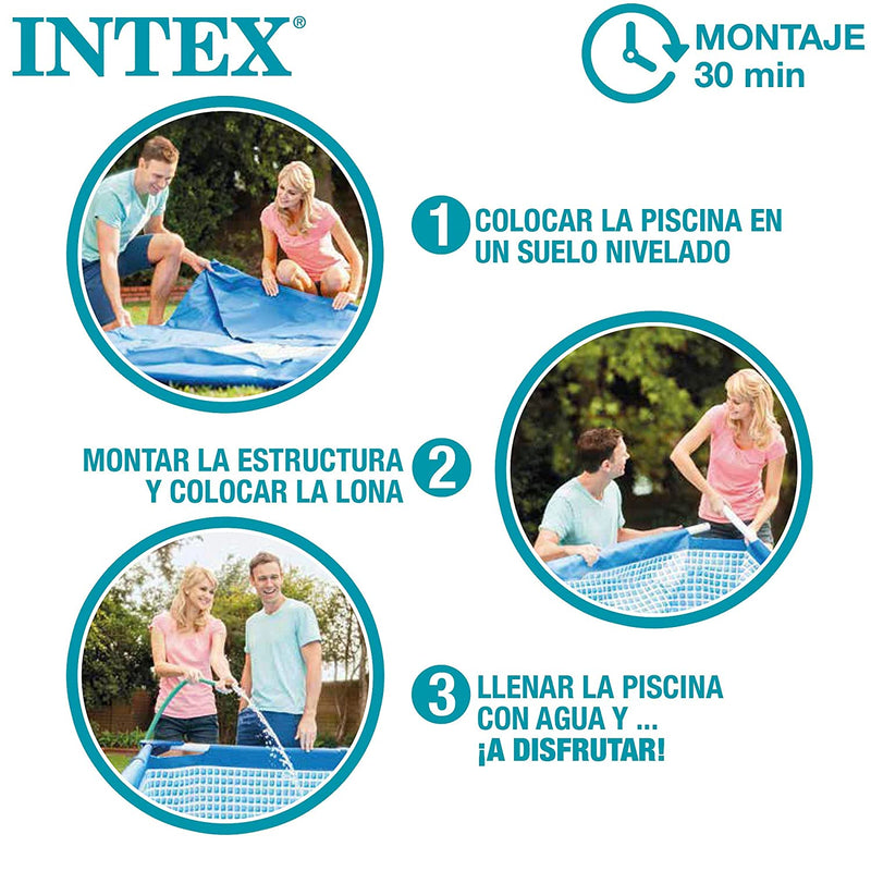 INTEX Rectangular Frame Pool 2.2mx1.5mx60cm