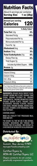 My Super Foods My Super Cookies - Blueberry Heroes 177g Exp: 12/20