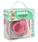 Beaba Silicone Suction Meal Set (4 pcs) - Pink