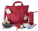 Okiedog Sumo Diaper Bag Scribbles Red