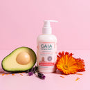2 x GAIA Baby Moisturiser 250ml + Pump Exp: 02/28 - FOC 2 X 50ml Travel Size bottles