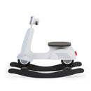 Childhome Kids Rocking Scooter - Black/White