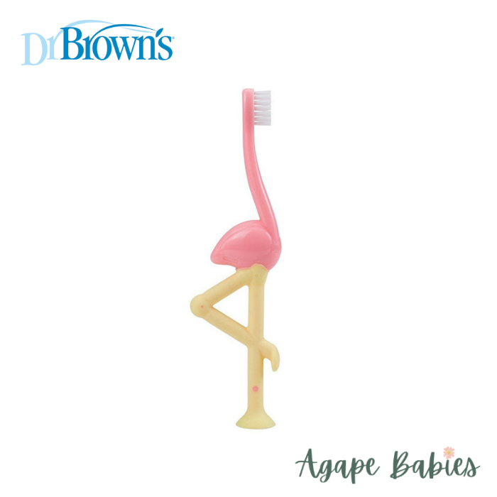 Dr Brown's Toddler Toothbrush (1 Pk) - Flamingo