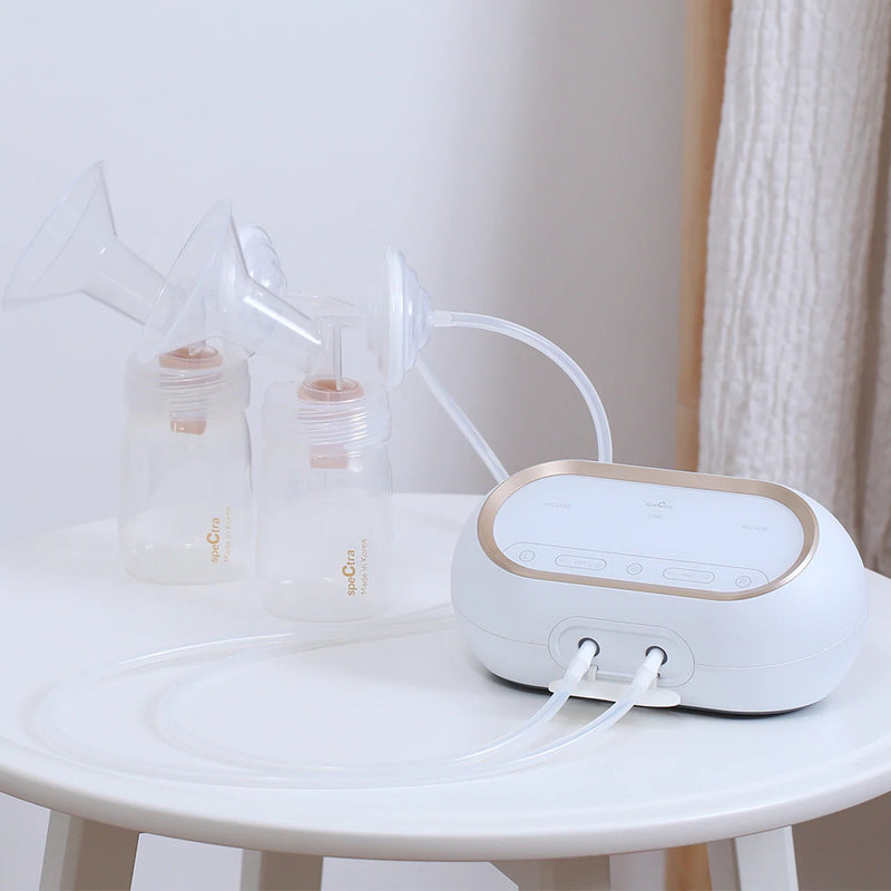 Spectra Dual Compact Electric Dual Breast Feeding Pump (2 Years Warranty) - FOC Gifts (Worth $150)