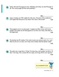 Kumon Grade 3 Math Workbook: Word Problems