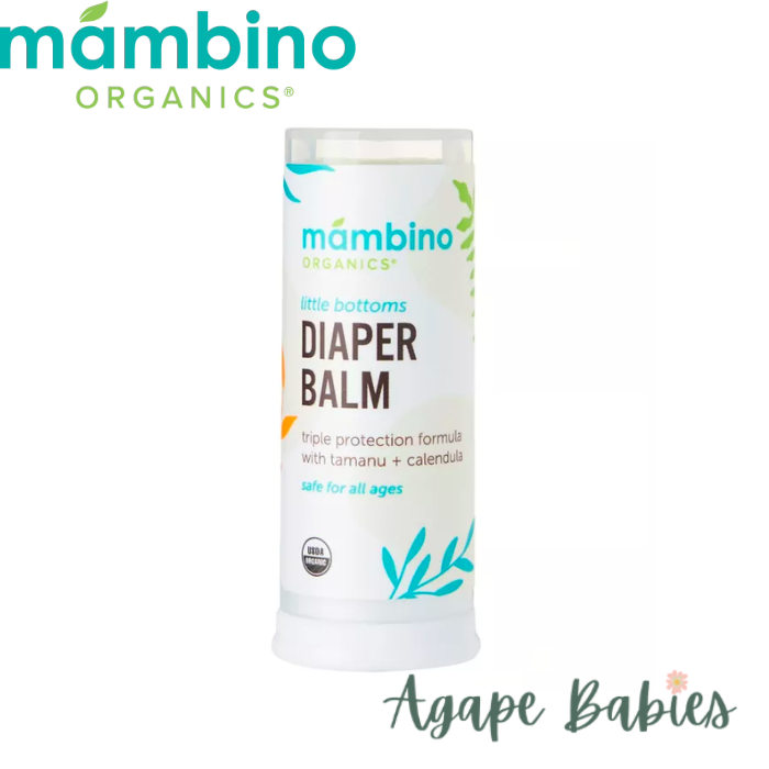 Mambino Organics Organic Little Bottoms Diaper Balm – Oatmeal + Calendula 18g