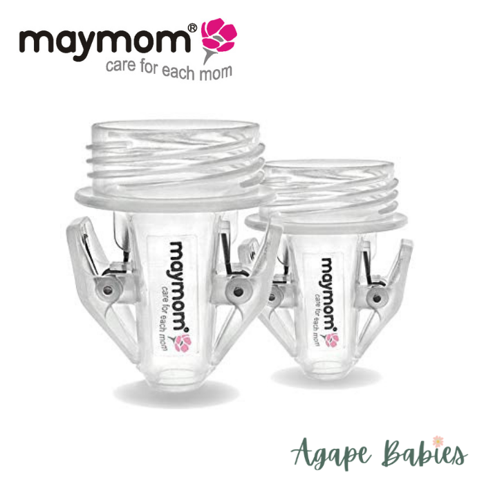 Maymom Widemouth Flange Adapter To Use With Milk Bag, 2pc