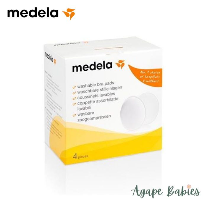 Medela Washable bra pads (Made in Switzerland) - 4pcs per pack