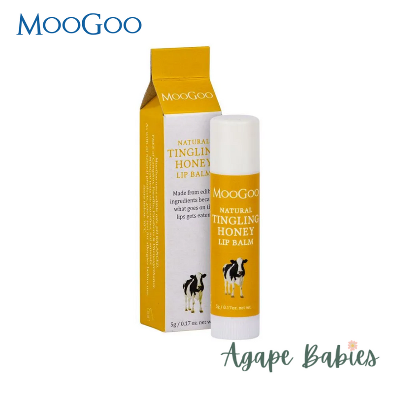 MooGoo Skincare Edible Lip Balm - Tingling Honey Lips Exp: 06/26
