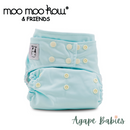 Moo Moo Kow One Size Pocket Diapers Snap - Seaspray