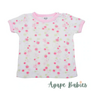 Owen T-Shirt w/ 2 snaps At Collar - Pink Rabbits 0-12m