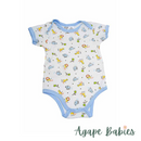 Owen Romper/Bodysuit - Blue Animals 0-12m