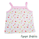 Owen Spaghetti T-Shirt - Pink Butterflies w/ Flowers 0-12m