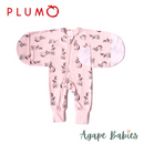 Plum Sketch Bunny 1.0 TOG Swaddle Suit