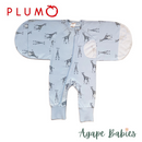 Plum Sketch Giraffe 1.0 TOG Swaddle Suit