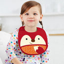 Skip Hop Zoo Fold & Go Silicone Bib - Fox
