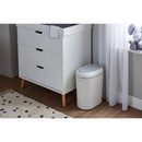 Shnuggle Eco-Touch Nappy Bin - White/Grey