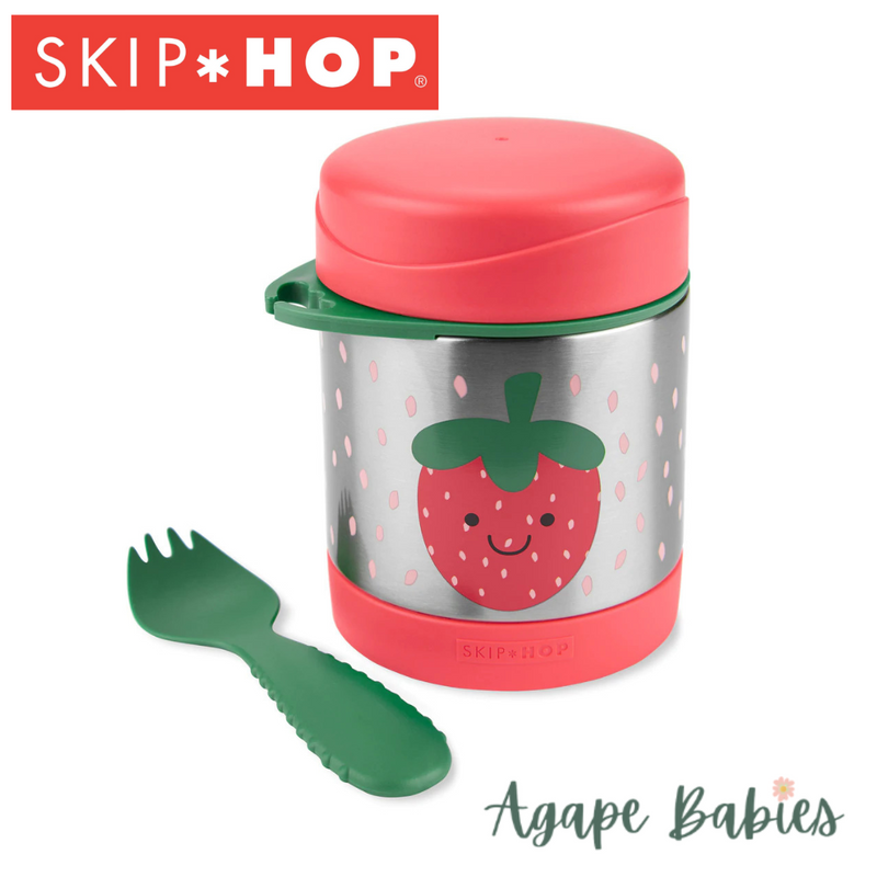 Skip Hop Spark Style Insulated Food Jar - Strawberry