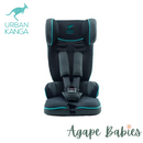 Urban Kanga Portable Car Seat - Castor Grey/Teal (2 Years Local Warranty)
