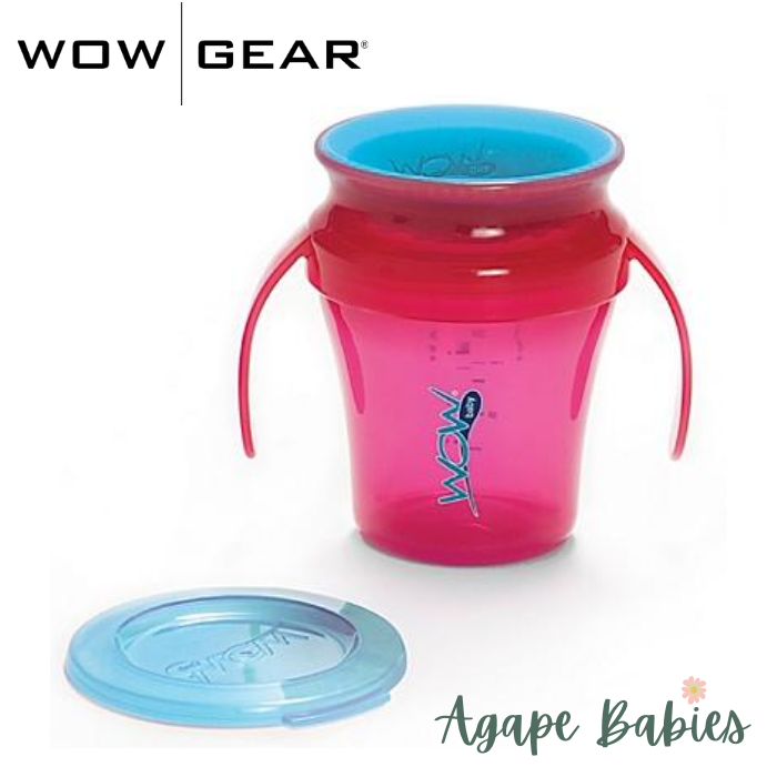 Wow Cup Juicy! Spill Free Drinking Cup 7oz - Pink/Blue - 9m+