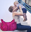 Okiedog Mondo Diaper Bag Scribbles Red