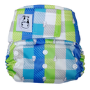 Moo Moo Kow Cloth Diaper One Size Aplix - Checkers