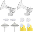Maymom Breast Shield Set and Accessories for Medela Freestyle Breast Pump (19 mm)