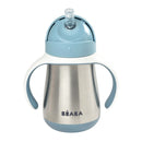 Beaba Stainless Steel Straw Cup 250ml - Windy Blue