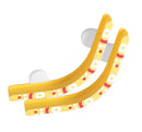 Oribel VertiPlay STEM Build Your Own Marble Run Wall Toy - 2 Curvy Tracks +4 Connectors (2 Pack)