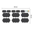 Walplus Chalkboard Label Sticker 30 X 60 Cm