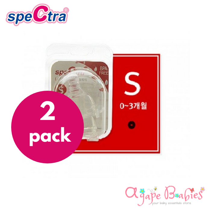 Spectra Wide Neck Teat Pack of 2 - S