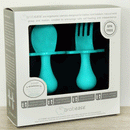 Grabease First Self Feeding Utensil Set - Teal