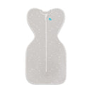 Love To Dream Swaddle UP 0.2 Tog Lite Grey (Stars Design) - 2 Sizes