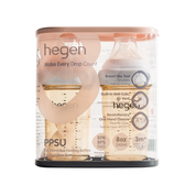 Hegen PCTO™ Feeding Bottle PPSU 240ml/8oz (Medium Flow) 3+ Months (2-pack)