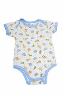 Owen Romper/Bodysuit - Blue Animals 0-12m