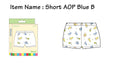 Owen Shorts - Blue Animals 0-12m