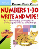 Kumon Flash Cards: Number 1-30 Write & Wipe (2 Years Up)